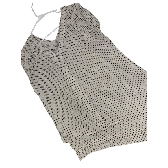 Converse Target S V-Neck Off-White Star Print Tiered Tunic Top RW10336 EUC - Picture 1 of 9